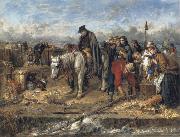Thomas Faed The Last of the Clan Norge oil painting reproduction